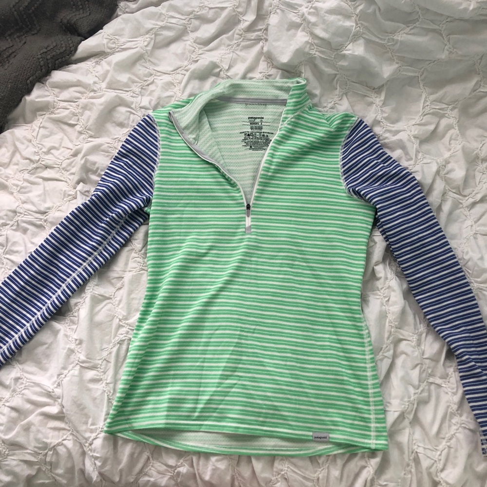 Patagonia multicolored striped sweatshirt